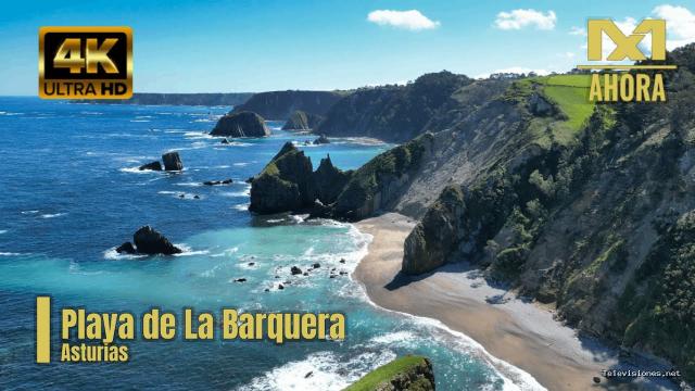 Ax1 Ahora | 4 de agosto de 2024 | Playa DE LA Barquera (Cudillero – Asturias) A Vista DE Dron [4K]