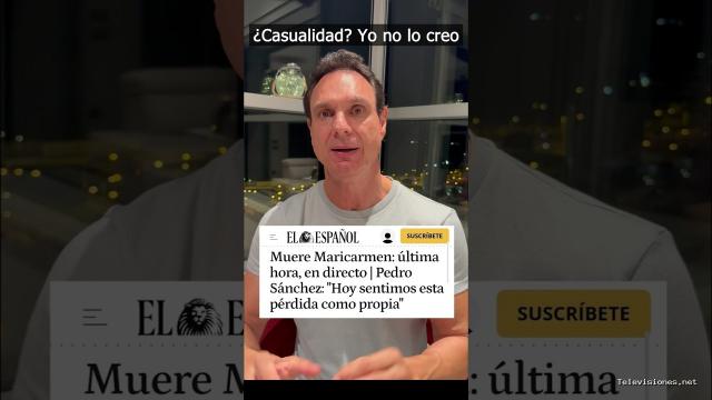 Javier Cárdenas | 7 de octubre de 2026 | Ha fallecido Mari Carmen que en paz descanse. Crees en este tipo de casualidades? Os leo!