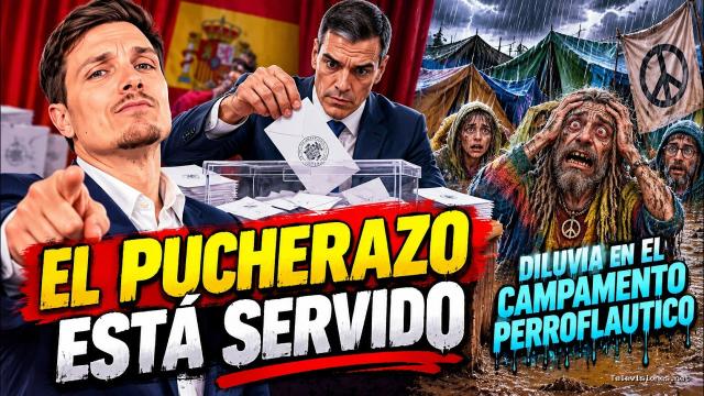 David Santos Directos | 6 de octubre de 2026 | EL Pucherazo Está Servido – Diluvia EN EL Campamento Perroflautico